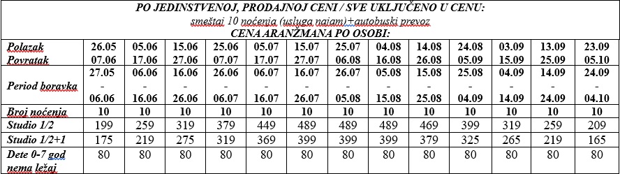 vila filios lefkada bus cenovnik Cenovnik